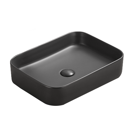 Mexen Vena Aufsatzwaschbecken 50 x 37 cm, schwarz matt - 22195085