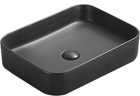 Mexen Vena Aufsatzwaschbecken 50 x 37 cm, schwarz matt - 22195085