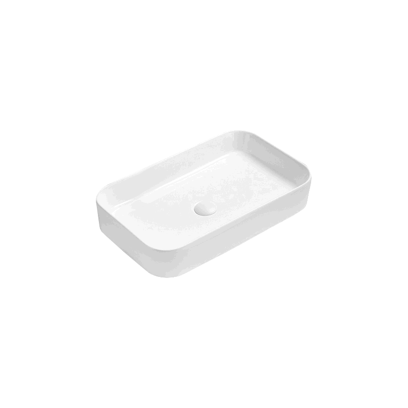 Mexen Vena lavabo sobre encimera 71 x 37 cm, blanco - 22196000