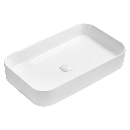 Mexen Vena lavabo sobre encimera 71 x 37 cm, blanco - 22196000