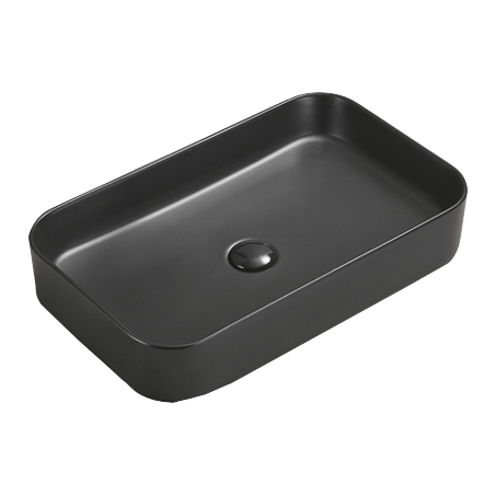 Mexen Vena Aufsatzwaschbecken 71 x 37 cm, schwarz matt - 22196085