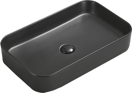 Mexen Vena lavabo da appoggio 71 x 37 cm, nero opaco - 22196085