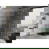 Mexen Mist-H T douchecabine draaibaar rechts 100 x 100 cm, transparant, goud - 8A5T-100-100-50-00-P
