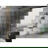 Mexen Mist-H T douchecabine draaibaar rechts 100 x 100 cm, transparant, goud - 8A5T-100-100-50-00-P