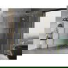 Mexen Mist H T Duschkabine schwenkbar rechts 70 x 80 cm, transparent, gold - 8A5T-070-080-50-00-P