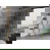 Mexen Mist-H T douchecabine draaideur rechts 90 x 120 cm, transparant, goud - 8A5T-090-120-50-00-P