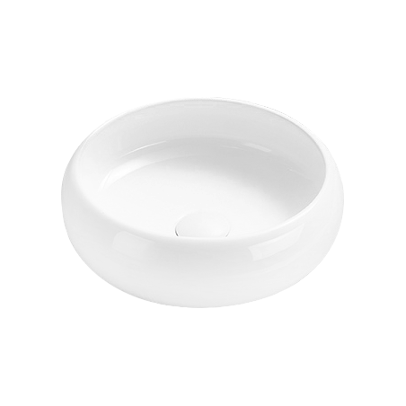 Mexen Lola lavabo sobre encimera 36 x 36 cm, blanco - 22213600