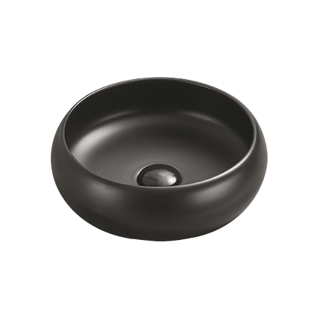 Mexen Lola lavabo à poser 36 x 36 cm, noir mat - 22213685