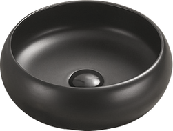 Mexen Lola Waschtischauflage 36 x 36 cm, schwarz matt - 22213685