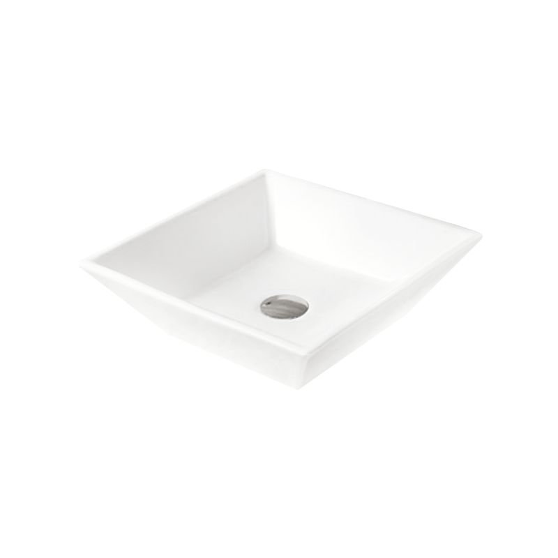 Mexen Pola opbouwwastafel 41 x 41 cm, wit - 22224100