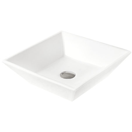 Mexen Pola countertop washbasin 41 x 41 cm, white - 22224100