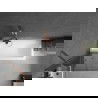 Mexen Next badscherm 1-deurs 70 x 150 cm, grafiet, roze goud - 895-070-000-00-40-60