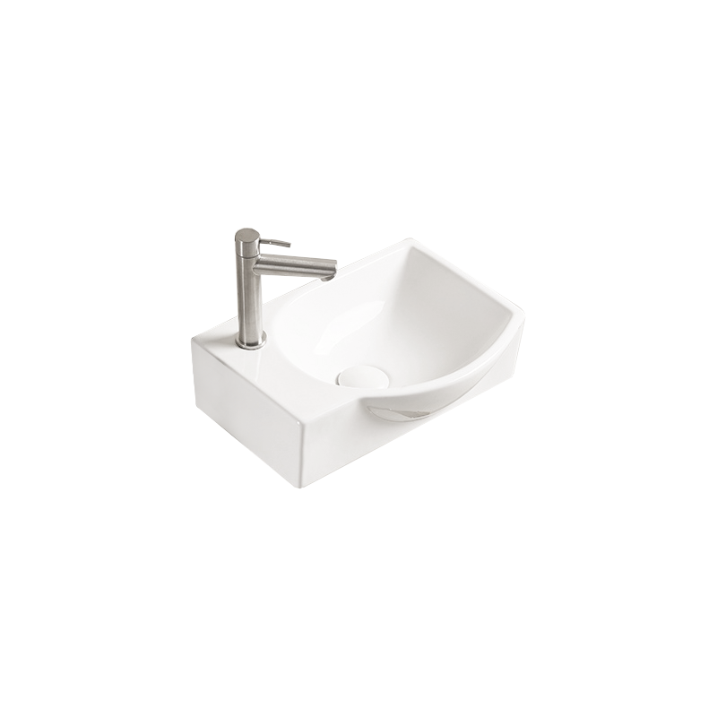 Mexen Mista lavabo encastré droit 40 x 28 cm, blanc - 22174000R