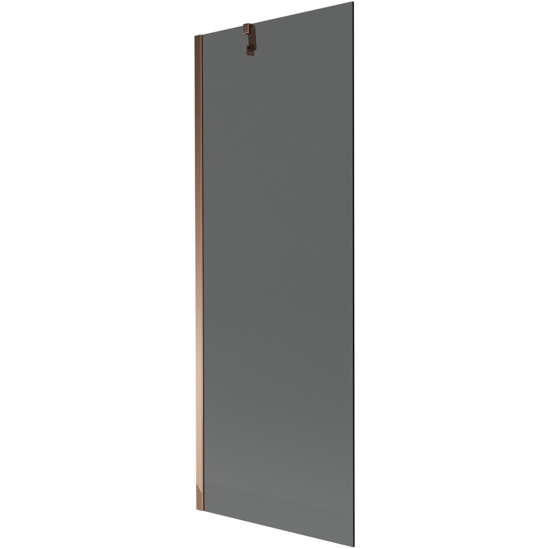 Mexen Next badwand paravent 1-vleugelig 70 x 150 cm, grafiet, roze goud - 895-070-000-00-40-60