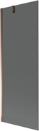 Mexen Next parawan nawannowy 1-skrzydłowy 70 x 150 cm, grafit, różowe złoto - 895-070-000-00-40-60