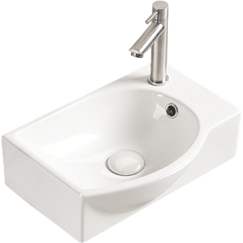 Mexen Mista linkerdeblad waskom 40 x 28 cm, wit - 22174000L