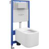 Mexen Elis ugradbeni WC komplet Fenix Slim s WC školjkom, bijeli sjaj - 6103391XX00