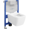 Mexen ensemble encastré WC cadre Fenix XS-F avec cuvette WC Margo, blanc brillant - 6803342XX00