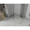 Mexen Lima Duo opvouwbare douchecabine 90 x 70 cm, transparant, chroom - 856-090-070-02-00