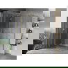 Mexen Mist H T Duschkabine schwenkbar links 100 x 80 cm, transparent, gold - 8A5T-100-080-50-00-L