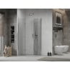 Mexen Lima Duo cabina de ducha plegable 90 x 80 cm, transparente, cromo - 856-090-080-02-00