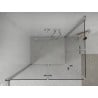 Mexen Lima Duo cabine de douche pliante 100 x 80 cm, transparent, chrome - 856-100-080-02-00