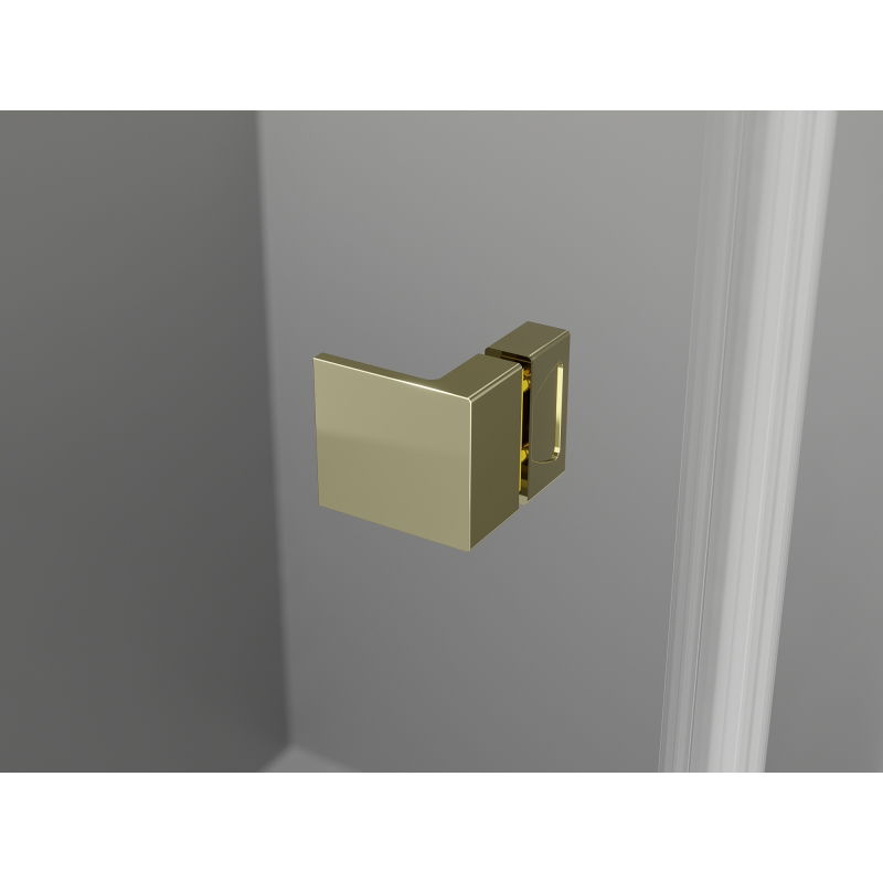 Mexen Lunar T schuifdeur douchecabine links 75 x 70 cm, transparant, goud - 834T-075-070-50-00-L