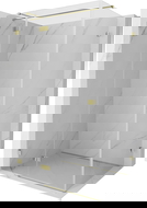 Mexen Lunar T cabine de douche pivotante gauche 75 x 70 cm, transparent, doré - 834T-075-070-50-00-L