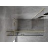 Mexen Mist-H T vigilna tuš kabina leva 80 x 95 cm, transparentno, zlata - 8A5T-080-095-50-00-L