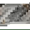 Mexen Lima Duo cabine de douche rabattable 100 x 90 cm, transparent, chrome - 856-100-090-02-00