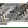 Mexen Lima Duo cabine de douche rabattable 100 x 90 cm, transparent, chrome - 856-100-090-02-00