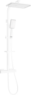 Mexen CQ54 Aufputz-Duschset mit Regenbrause und Thermostatarmatur, Weiß/Chrom - 772505495-21