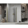 Mexen Lima Duo folding shower cabin 100 x 90 cm, transparent, gold - 856-100-090-50-00-02