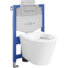 Mexen Rico inbouwwc set Fenix XS-U met toiletpot, wit glans - 6853372XX00