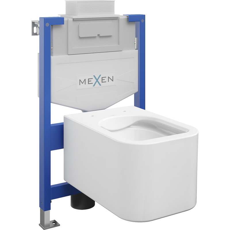 Mexen Elis inbouwtoiletsysteem WC Fenix XS-U met WC-pot, wit glans - 6853391XX00