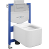 Mexen Elis inbouwtoiletsysteem WC Fenix XS-U met WC-pot, wit glans - 6853391XX00