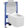 Mexen Elis Unterputz-WC-Set Fenix XS-U mit WC-Schüssel , weiß glänzend - 6853391XX00