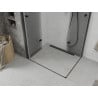 Mexen Lima Duo faltbare Duschkabine 90 x 80 cm, transparent, schwarz - 856-090-080-70-00-02