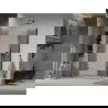 Mexen Lima Duo faltbare Duschkabine 90 x 80 cm, transparent, schwarz - 856-090-080-70-00-02