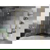 Mexen Mist H T Duschkabine schwenkbar links 120 x 110 cm, transparent, gold - 8A5T-120-110-50-00-L