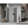 Mexen Lima Duo vouwdeur douchecabine 100 x 90 cm, transparant, zwart - 856-100-090-70-00-02