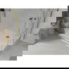 Mexen Lima Duo douchecabine opvouwbaar 90 x 80 cm, transparant, goud + Flat douchebak - 856-090-080-50-02-4010G