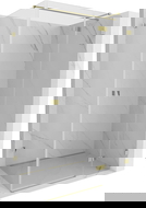 Mexen Lunar T cabine de douche pivotante droite 85 x 110 cm, transparente, dorée - 834T-085-110-50-00-P