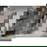 Mexen Lima Duo Faltduschkabine 80 x 70 cm, transparent, schwarz + Duschwanne Flat - 856-080-070-70-02-4010B