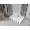 Mexen Lima Duo faltbare Duschkabine 90 x 80 cm, transparent, schwarz + Duschwanne Flat - 856-090-080-70-02-4010B