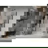 Mexen Lima Duo Faltbare Duschkabine 100 x 90 cm, transparent, schwarz + Duschwanne Flat - 856-100-090-70-02-4010B