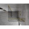 Mexen Mist-H T dušikabiin avatav parem 95 x 95 cm, läbipaistev, kuldne harjatud - 8A5T-095-095-55-00-P