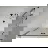 Mexen Lima Duo Faltbare Duschkabine 100 x 90 cm, transparent, schwarz + Duschwanne Flat - 856-100-090-70-02-4010B