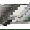 Mexen Mist H T Duschkabine schwenkbar rechts 120 x 120 cm, transparent, gebürstetes Gold - 8A5T-120-120-55-00-P