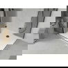 Mexen Lima Duo Faltbare Duschkabine 100 x 90 cm, transparent, schwarz + Duschwanne Flat - 856-100-090-70-02-4010B